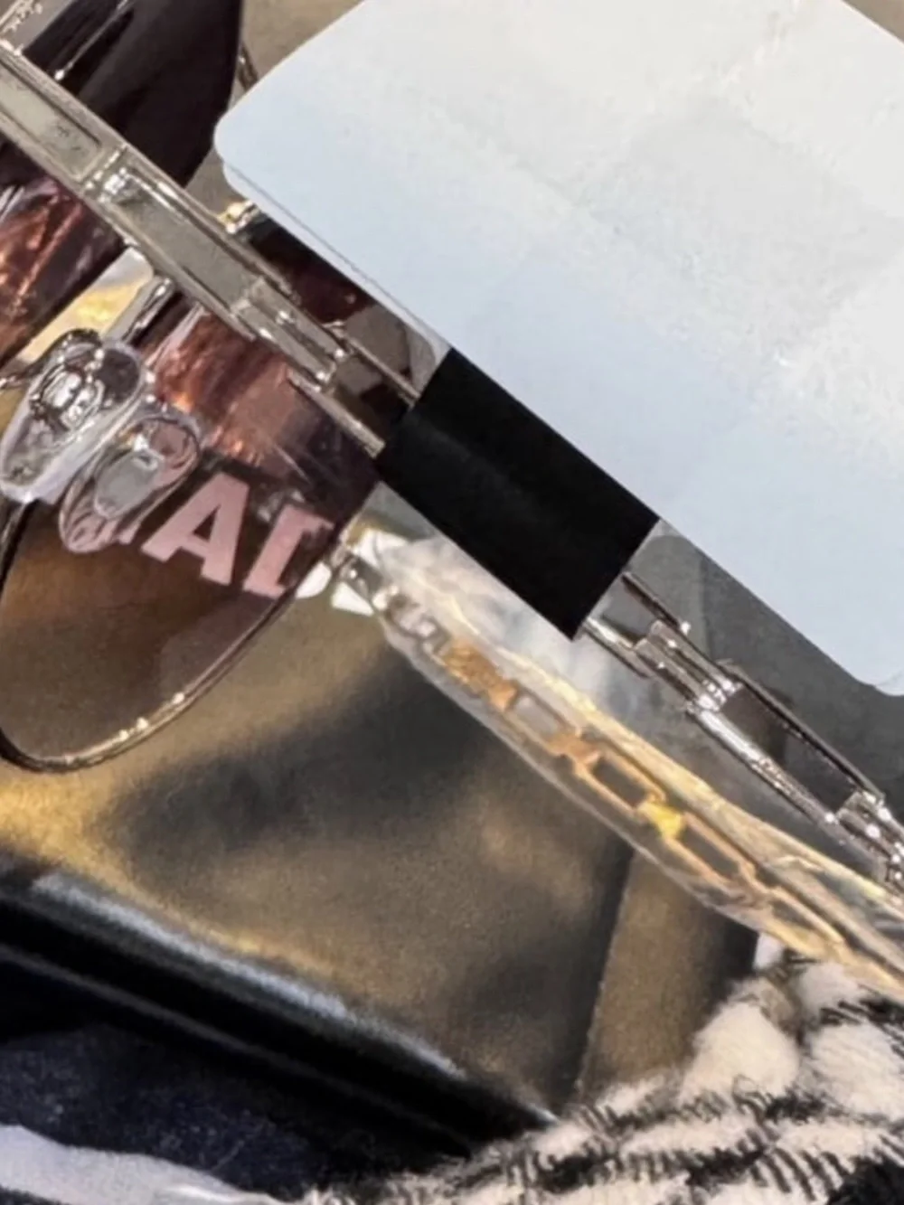 Steve Madden Gold Unisex Aviator Sunglasses